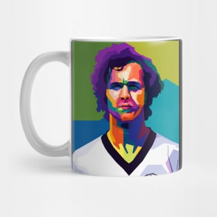 Franz Beckenbauer Wpap Pop Art Mug